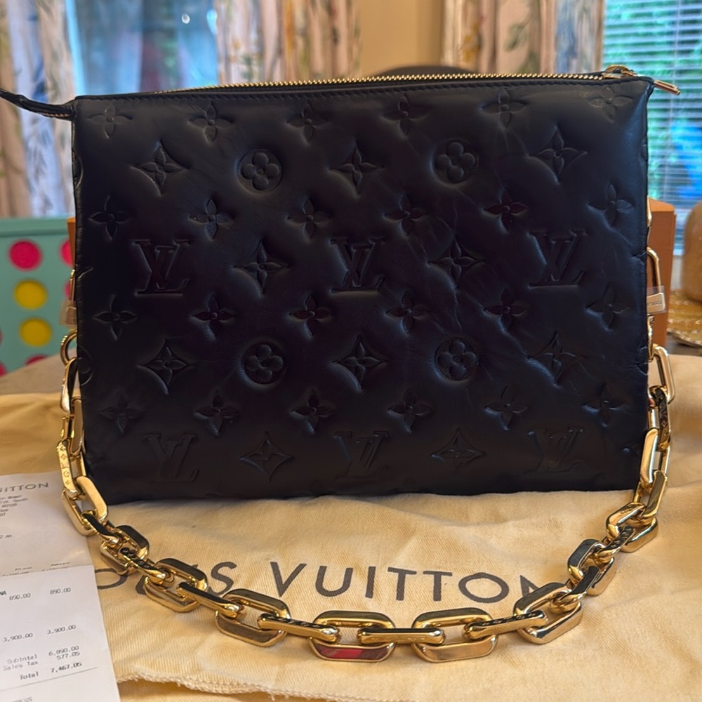 Louis Vuitton Coussin PM Noir Black Soft Leather